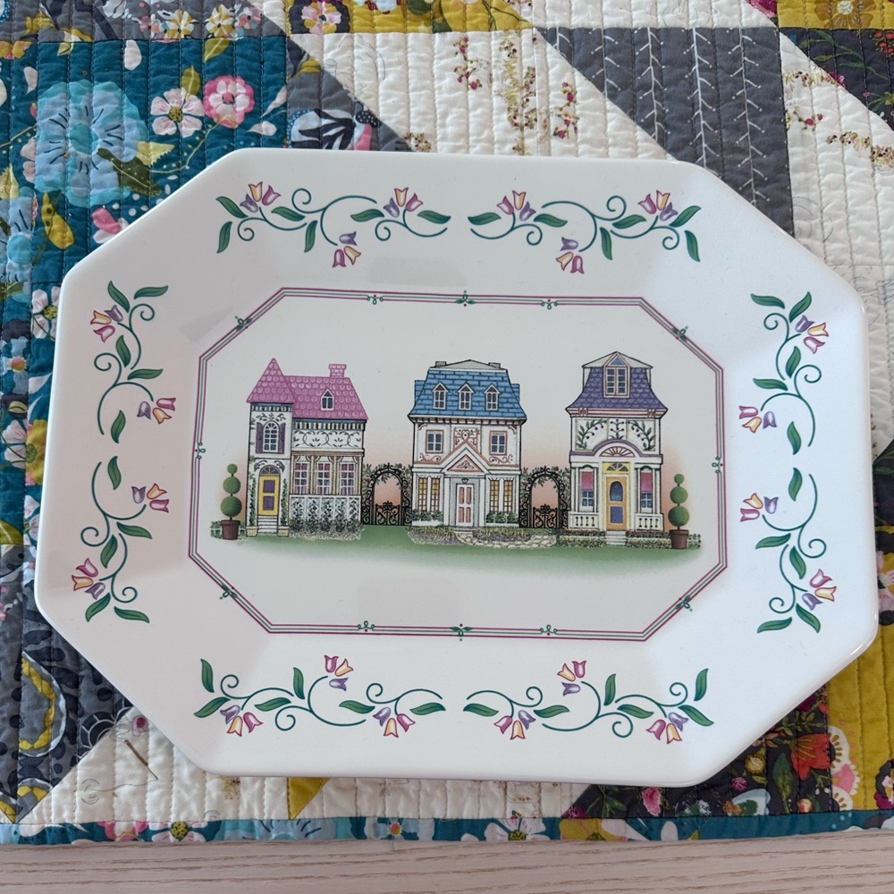 The Lenox Village Bread Platter